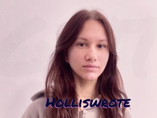 Holliswrote